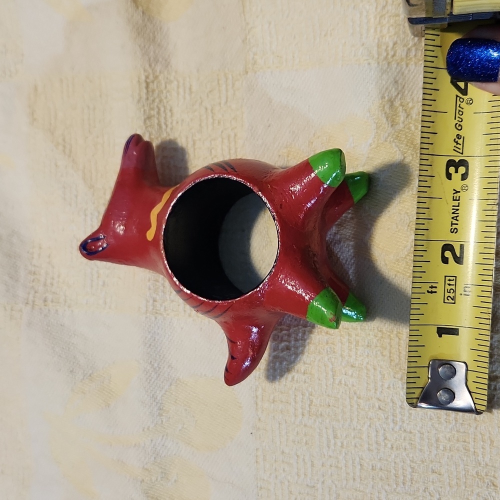 Victor Bonomo vintage wooden feel animal themed napkin ring tropical look - Picture 8 of 8